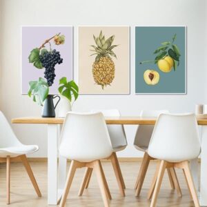 Tranh Treo Tường Tráng Gương Pha Lê Cao Cấp Hoa Quả Nghệ Thuật Trang Trí Phòng Ăn Phòng Bếp Hiện Đại Ấn Tượng TBB061