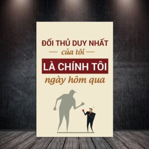 Tranh Treo Tường Tráng Gương Pha Lê Cao Cấp Tranh Động Lực Trang Trí Văn Phòng Hiện Đại TĐL23