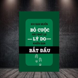 Tranh Treo Tường Tráng Gương Pha Lê Cao Cấp Tranh Động Lực Trang Trí Văn Phòng Hiện Đại TĐL18