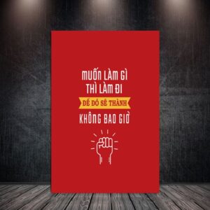 Tranh Treo Tường Tráng Gương Pha Lê Cao Cấp Tranh Động Lực Trang Trí Văn Phòng Hiện Đại TĐL63