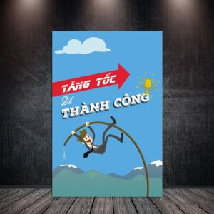 Tranh Treo Tường Tráng Gương Pha Lê Cao Cấp Tranh Động Lực Trang Trí Văn Phòng Hiện Đại TĐL33