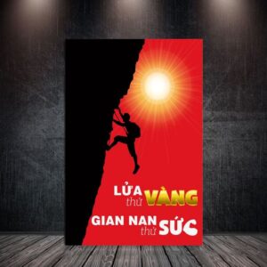 Tranh Treo Tường Tráng Gương Pha Lê Cao Cấp Tranh Động Lực Trang Trí Văn Phòng Hiện Đại TĐL30