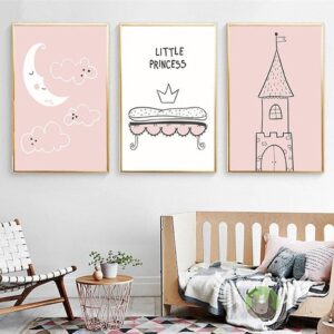 Tranh Treo Tường Tráng Gương Pha Lê Cao Cấp Trang Trí Phòng Của Bé Đáng Yêu Hiện Đại TPB37