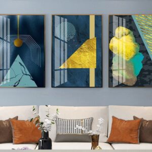 Tranh Treo Tường Tráng Gương Pha Lê Cao Cấp Tranh Trừu Tượng Trang Trí  Phòng Khách Phòng Ngủ Sang Trọng Hiện Đại TT08