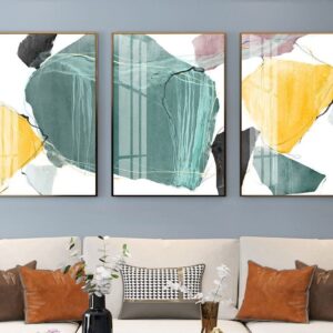 Tranh Treo Tường Tráng Gương Pha Lê Cao Cấp Tranh Trừu Tượng Trang Trí  Phòng Khách Phòng Ngủ Sang Trọng Hiện Đại TT016