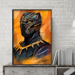 Tranh Treo Tường Tráng Gương Pha Lê Cao Cấp Marvel Trang Trí Phòng Khách Phòng Ngủ Sang Trọng Hiện Đại MV109