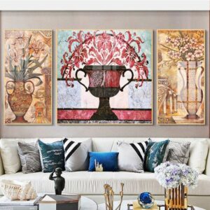 Tranh Canvas Tranh Tráng Gương Pha Lê Cao Cấp Tranh Hoa và Phong Cảnh Trang Trí Phòng Khách Phòng Ngủ Sang Trọng Hiện Đại HPC0