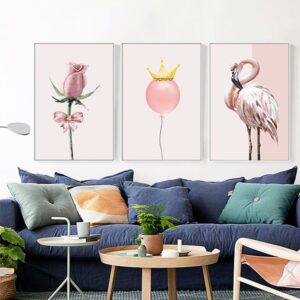 Tranh Canvas Tranh Tráng Gương Pha Lê Cao Cấp Tranh Hồng Hạc Nghệ Thuật Trang Trí Phòng Khách Phòng Ngủ Sang Trọng Hiện Đại THĐ0003